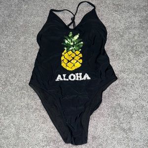 Aloha one piece swim suit